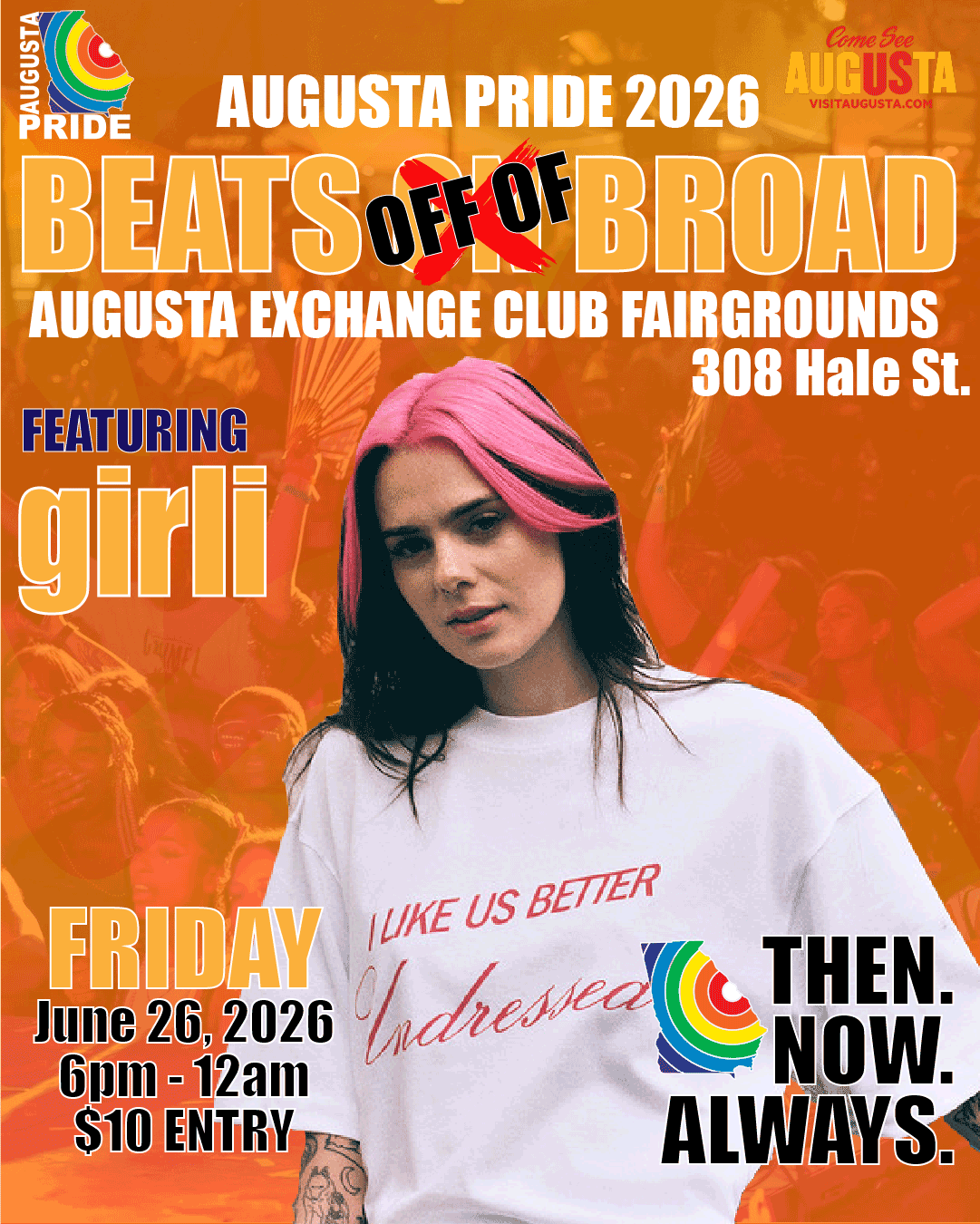 girli at Beats on Broad. Friday, June 26, 6 PM - midnight. $10 admision. Augusta Common, 836 Reynolds St, Augusta